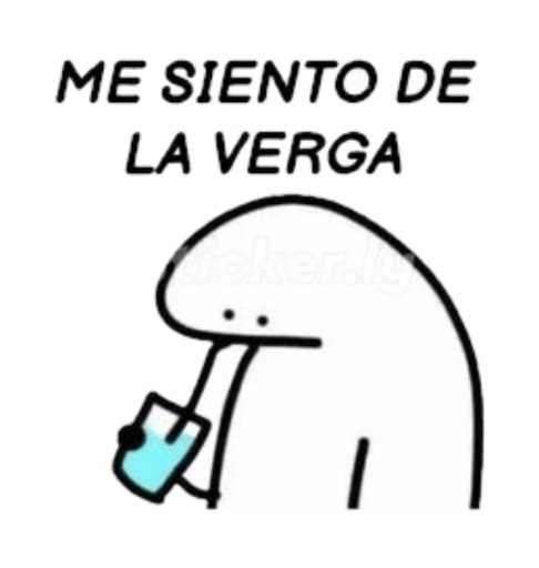 Me siento de la verga