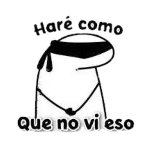 Haré como que no vi eso